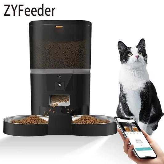 Dispensador automático de comida para animales domesticos/Automatic pet food dispenser - AllYouNeed